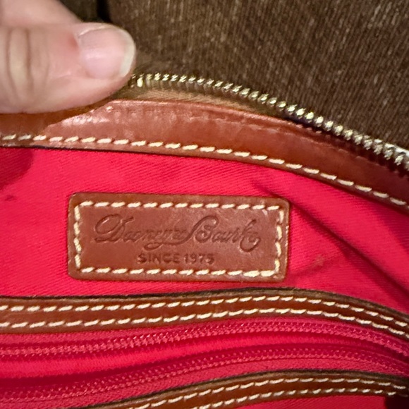 Dooney & Bourke Pebble Grain Zip Zip Satchel in White - Picture 7 of 15